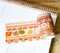 Thanksgiving Turkey & Pumpkins Orange Washi Tape Set (#W070)
